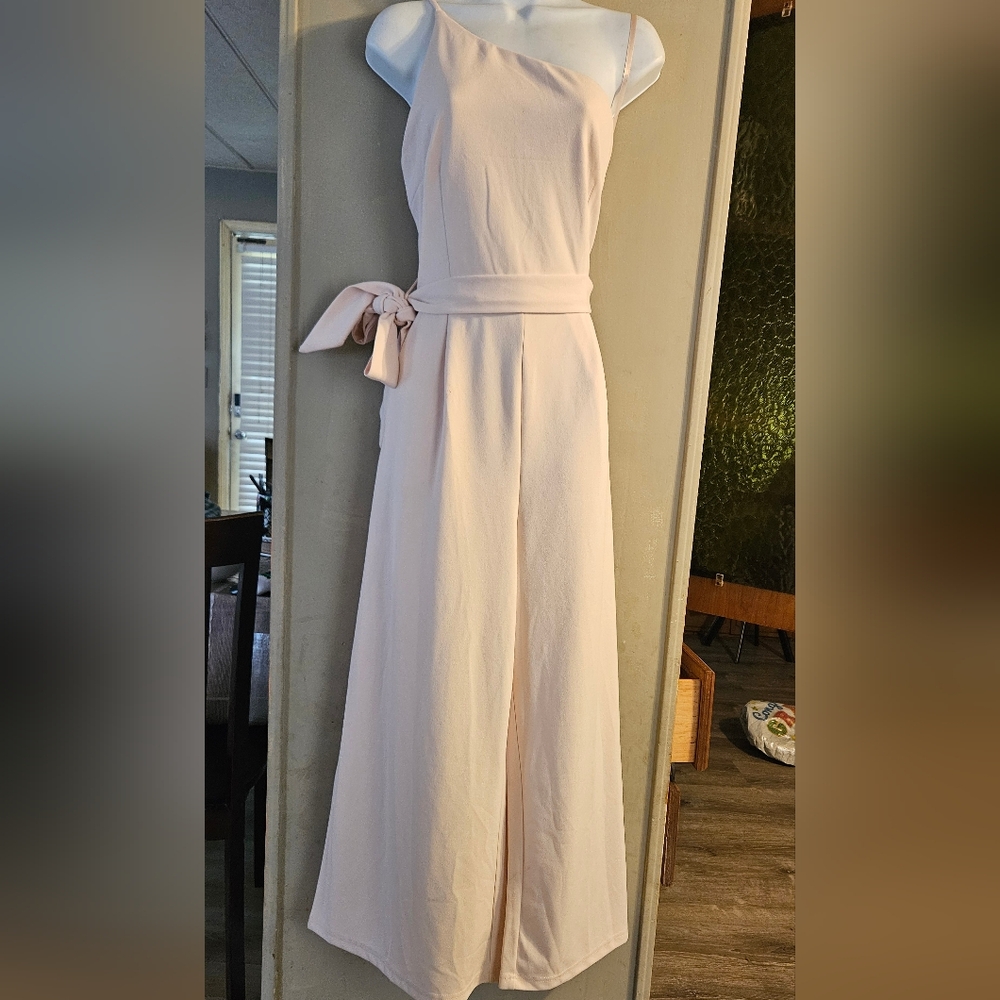 Elegant Cream Women's Jumpsuit